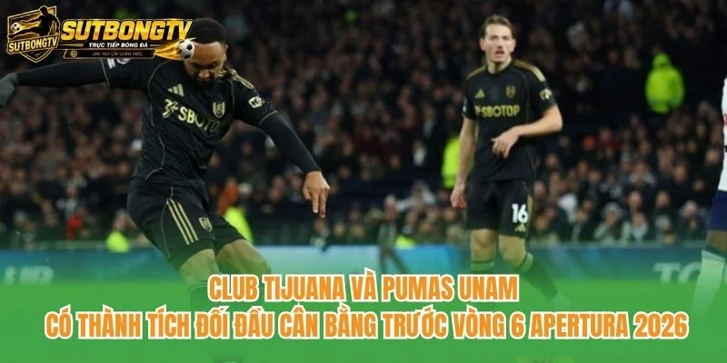 Club Tijuana và Pumas UNAM có thành tích đối đầu cân bằng trước vòng 6 Apertura 2026